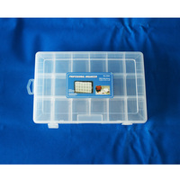 Boîte de rangement multi-compartiments en plastique de 11,5 pouces pour composants, idéale pour atelier, stockage de petites engrenages, ODM/OEM