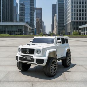 Commercio all'ingrosso 12V motore telecomando auto elettrica stile 2 posti per i bambini 6-8 anni ruota di plastica per i ragazzi e le ragazze - Product Image 2