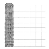 Clôture en treillis métallique pour bétail, fabricant OEM, treillis métallique galvanisé à nœuds fixes pour clôture de ferme caprine