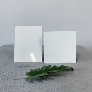 Cadeaux personnalisés panneau Mdf blanc sublimation panneau photo blanc brillant avec support pour papa maman grand-mère affichage photo - Product Image 4