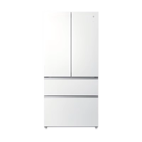 Nouveau Réfrigérateur Mijia Pro Star Argent Satiné Micro Ice-Fresh Double Système Style Français Encastrable 560L Sans Givre Usage Domestique Application