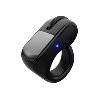 Mini Ratón Inalámbrico de Anillo para Dedo 5.3, Recargable, con Panel Táctil y Control Remoto para Laptop, PC y Smartphones