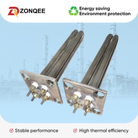 Calentador Tubular Eléctrico en Línea de Acero Inoxidable de 380V 6KW con Brida para Tanque de Aceite Industrial
