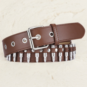 Designer Ceintures Rétro Punk Style À La Mode Hommes/Femmes Y2K Personnalisé Rock Hip Alliage 3.3cm Largeur <span class=keywords><strong>Ceinture</strong></span> En Cuir En Gros - Product Image 2