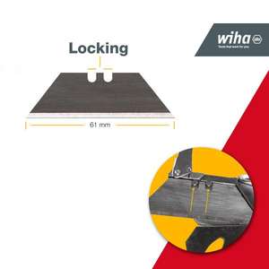 WIHA - 45426 Juego de cuchillas trapezoidales (100 Uds.) -CUCHILLOS Y CORTADORES DE CORTE EAN 4010995454265 - Product Image 5