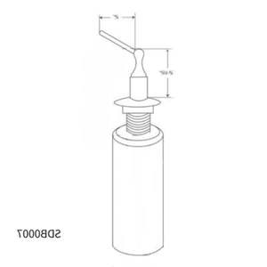 SDB0007 Dispensador de jabón de latón de estilo estándar - Product Image 4