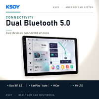 KSOY Android Radio Car Stereo Car Android Screen 10 Inch Radio GPS Navigation Bluetooth Multimedia Player