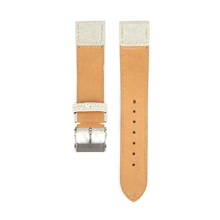 OEM ODM Italian Calf Leather Machine Stitched 2-3mm Thickness 16-22mm Band Width Mult Size Quick Release Watch Strap for