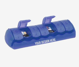 Organizzatore di pillole personalizzato con Logo regalo promozionale <span class=keywords><strong>per</strong></span> farmacia salute settimanale <span class=keywords><strong>contenitore</strong></span> di medicina personalizzato scatola medica - Product Image 2