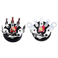 Potentiomètre de volume BONENS RV12 à pied plat, interrupteur à pédale à pied flexible, composition carbone 5K, 10000 cycles, pour amplificateur radio