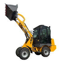 Minicargadora de Ruedas Eléctrica Articulada de 0.5T~1T para Jardín, Granja y Uso Agrícola, con Batería, en Venta