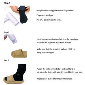 Mules de massage et de récupération pour femmes en EVA avec logo personnalisé, conformes CE REACH, avec soutien de la voûte plantaire, respirantes, style sabot sportif - Product Image 3