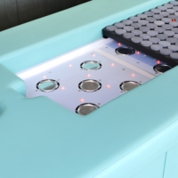 Table de massage électrique de physiothérapie au design moderne, durable, pour usage commercial, pour moxibustion corporelle complète, sans fumée, pour salon