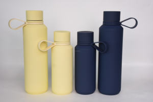 Travel Double Wall Vacuum <b>Flask</b> Gym Stainless Steel Insulated <b>Bottle</b> Rubber Paint Thermal <b>Bottle</b> - Product Image 2