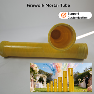 Tubo de mortero de fibra de vidrio impermeable de 2-16 pulgadas y carcasa para fuegos artificiales - Exhibición SFX reutilizable para exteriores para Año Nuevo Chino y Navidad - Product Image 5