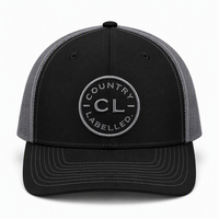 Gorra Trucker de Malla de Poliéster/Algodón con Logotipo Bordado 3D de Alta Calidad, Costuras en Contraste, Estilo Moderno para Playa y Fiestas