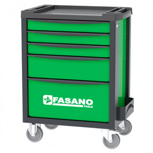 Fasano Tools 5 <b>Drawer</b> Rolling Tool Cart Green Storage Organizer for <b>Workshop</b> Garage Use - Product Image 2
