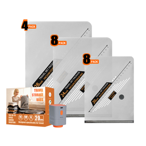 G-20PSC <span class=keywords><strong>Sacchetti</strong></span> Sottovuoto in PE da 70 Micron, Moderni e Multifunzione, per Vestiti, Piumoni, Set da Viaggio, Organizzatore per Valigie, <span class=keywords><strong>Sacchetti</strong></span> Comprimibili per Indumenti - Product Image 5