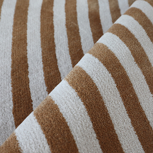 Round Rugs Modern <strong>Stripes</strong> Design Manufacturer NO MOQ Home Livingroom Bedroom Hall <strong>Floor</strong> Mat Handtufted Carpets for Any Size - Product Image 6