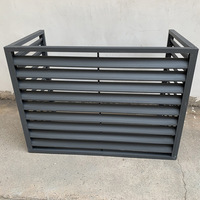 Unités extérieures Couvercle de climatiseur en aluminium Euros Central Universal Window Air Conditioner Cover Shutter