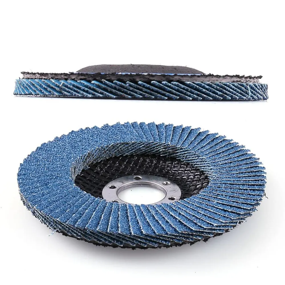 Flap Disc- Type 27 Angle Grinder Disc - Precision Shaped Grain - Metal Grinding and Blending - 4.5" x 7/8" Arbor Hole