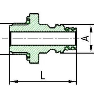 Conector Rápido de Cobre Serie 931 60 016 para Tuberías de Camiones de Uso Pesado, Modelo Airship 20 - Product Image 1