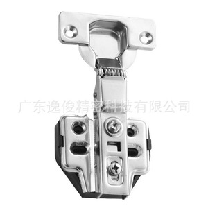 บานพับตู้สแตนเลสแบบฝังเต็มชุบโครเมียม ปิดแบบนุ่มนวลสำหรับบานตู้ - Product Image 1