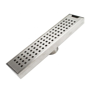 High Quality SS Long Punched Hole Kitchen Strainer <strong>Floor</strong> <strong>Drain</strong> Toilet <strong>Floor</strong> <strong>Drain</strong> <strong>Cover</strong> for Cleanroom - Product Image 1