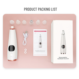 Nhãn Hiệu Riêng Màu Đen Điện Comedone Vắt Thiết Lập Lỗ Chân Lông Sạch Hơn Và Điều Trị Mụn Trứng Cá Công Cụ Cho Làm Sạch Da Mặt - Product Image 6