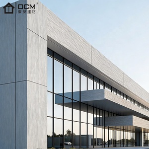 Revêtement décoratif 3030x455x16mm en fibro-ciment, <span class=keywords><strong>effet</strong></span> vague fluide, bardage mural en béton, ISO9001, pour hall d'hôtel de luxe - Product Image 3