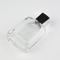 Nouvelle conception, flacon de parfum en verre rectangulaire de luxe personnalisé, 30 ml, 50 ml, 100 ml, impression à l'écran, pulvérisateur à pompe, TIUMSEN T01034