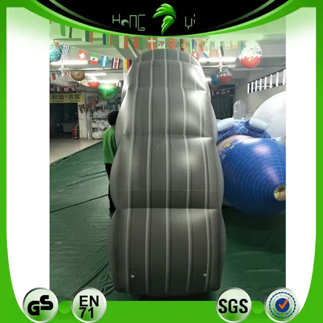 Hongyi Giant Inflatable Tyre Shape Arch Customized Inflatable Black Arch For Big Event