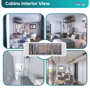 Espacio DE TRABAJO insonorizado con aire acondicionado e Internet de alta velocidad Unidad de vivienda móvil de emergencia lista-<span class=keywords><strong>Refugio</strong></span> prefabricado de despliegue rápido - Product Image 5