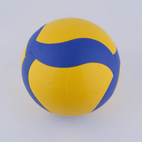 Ballon de volley-ball professionnel en PVC thermosoudé, taille officielle 5, durable, avec logo, vente en gros d'usine, stock personnalisé, moins cher