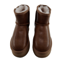 Hiver Designer Bottes Chaudes Plateforme Bottes de Neige Fourrure Moelleux Cheville Semelle Epaisse Femmes EVA Carton PU Adulte Chaussures d'Hiver pour Femmes