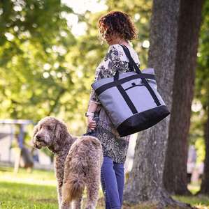 Sac isotherme pliable haut de gamme Jumbo HD avec isolation thermique, couleur anthracite, pour courses et promotions - Product Image 2