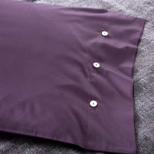 Ensemble <span class=keywords><strong>de</strong></span> quatre pièces en <span class=keywords><strong>coton</strong></span> <span class=keywords><strong>satin</strong></span>é <span class=keywords><strong>de</strong></span> haute précision violet 60S à longues fibres - Product Image 3