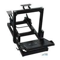 4040 4080 40120 cockpit de simulateur de jeu de course Sim argent noir profilés en aluminium industriel anodisé pour cadre de course sim