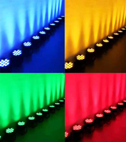 Par LED para Exteriores IP65 de 12x18w RGBAW UV, Inalámbrico, con Batería, Wifi, Resistente al Agua
