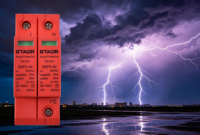 Dispositivo de Protección Contra Sobretensiones AC SPD T2 275V 385V 2P 3P 20KA 40KA, Protección Contra Rayos para Sistemas Solares Fotovoltaicos, Protector Contra Sobretensiones, Riel DIN