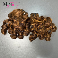 Extensions de cheveux humains vietnamiens bruts doublement étirés, non traités, vierges, bouclés et épaissis, alignés, pour tissage