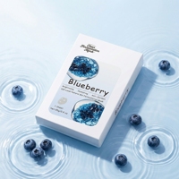 Masque facial professionnel en hydrogel de gelée de myrtille bio-fermentée pour usage en salon, en poudre ou en feuille, pour hydrater et réparer