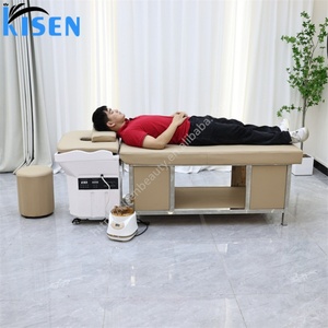 Kisen Luxury Shampoo Basin Massage Bed Salon Head Spa <b>Table</b> Mobile Sink Pipeless Hair Wash Bac Facial Beauty Chair - Product Image 3