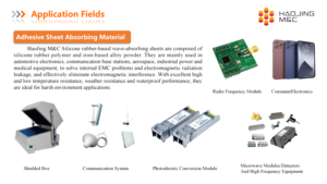แผ่นดูดซับคลื่นแม่เหล็กไฟฟ้าแบบพรีเมียมชนิดติดด้วยตัวเอง |   การป้องกัน EMC ประสิทธิภาพสูงและการดูดซับคลื่น - Product Image 5