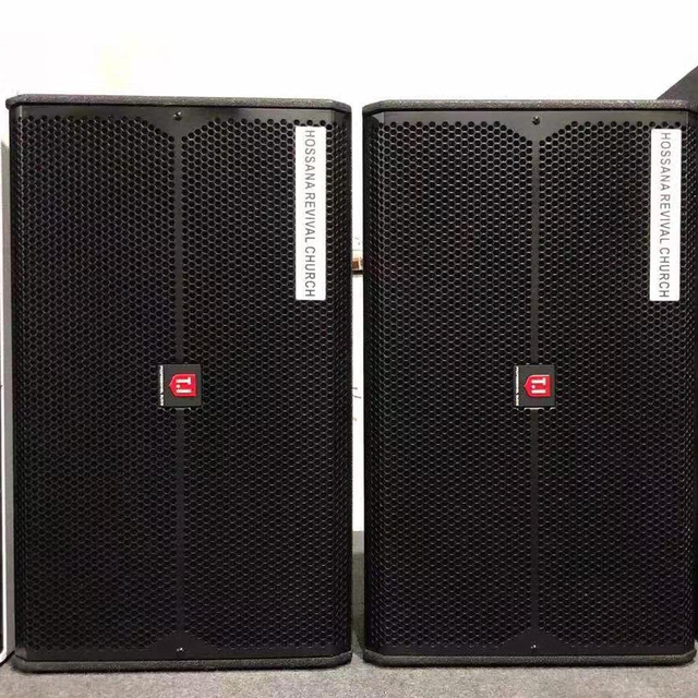 15 Inch Two Way Full Range System 15'' Sub-bass Speaker T.I Pro Audio Full Range Speaker System