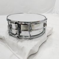 Sendi Professional 14 Inch Stainless Steel Chamber Jazz Style Marching Drum Silver Percussion Instrument Single Layer