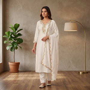 Launching New Designer Party Wear Look Designer Embroidered Worked <b>Top</b> Plazzo With Dupatta - Product Image 1