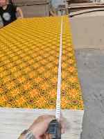 Contreplaqué en papier de 1,5 mm, 2,5 mm, 3 mm, contreplaqué recouvert de polyester, contreplaqué PU pour murs et plafonds