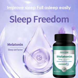Suplemen Tidur Kelas Makanan Meningkatkan Daya Ingat Mempromosikan Kesehatan Tidur Suplemen dan Relaksasi Tubuh Kapsul Melatonin Melatonin - Product Image 4