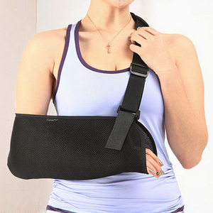 Attelle d'épaule orthopédique personnalisable avec logo, respirante en polyester, immobilisateur de bras confortable, attelle médicale unisexe pour l'épaule - Product Image 3
